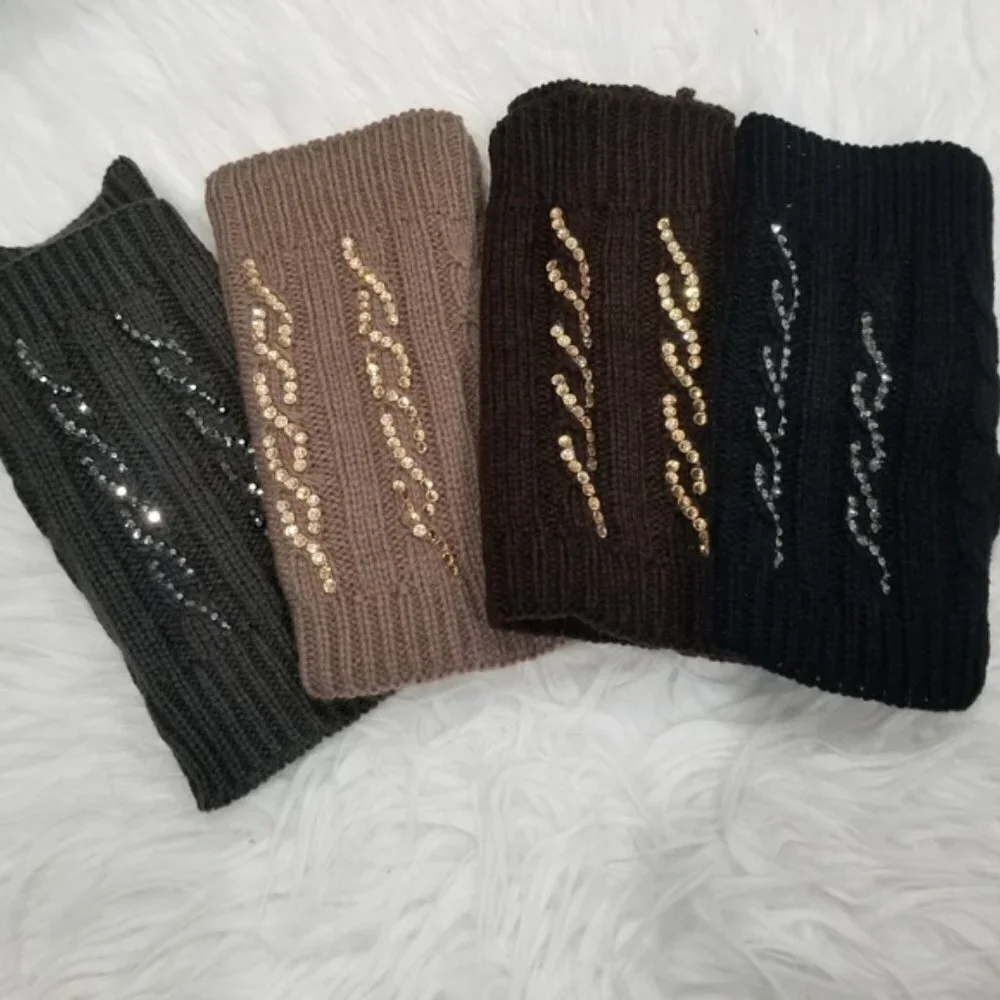 4 COLORS : FINGERLESS GLOVES